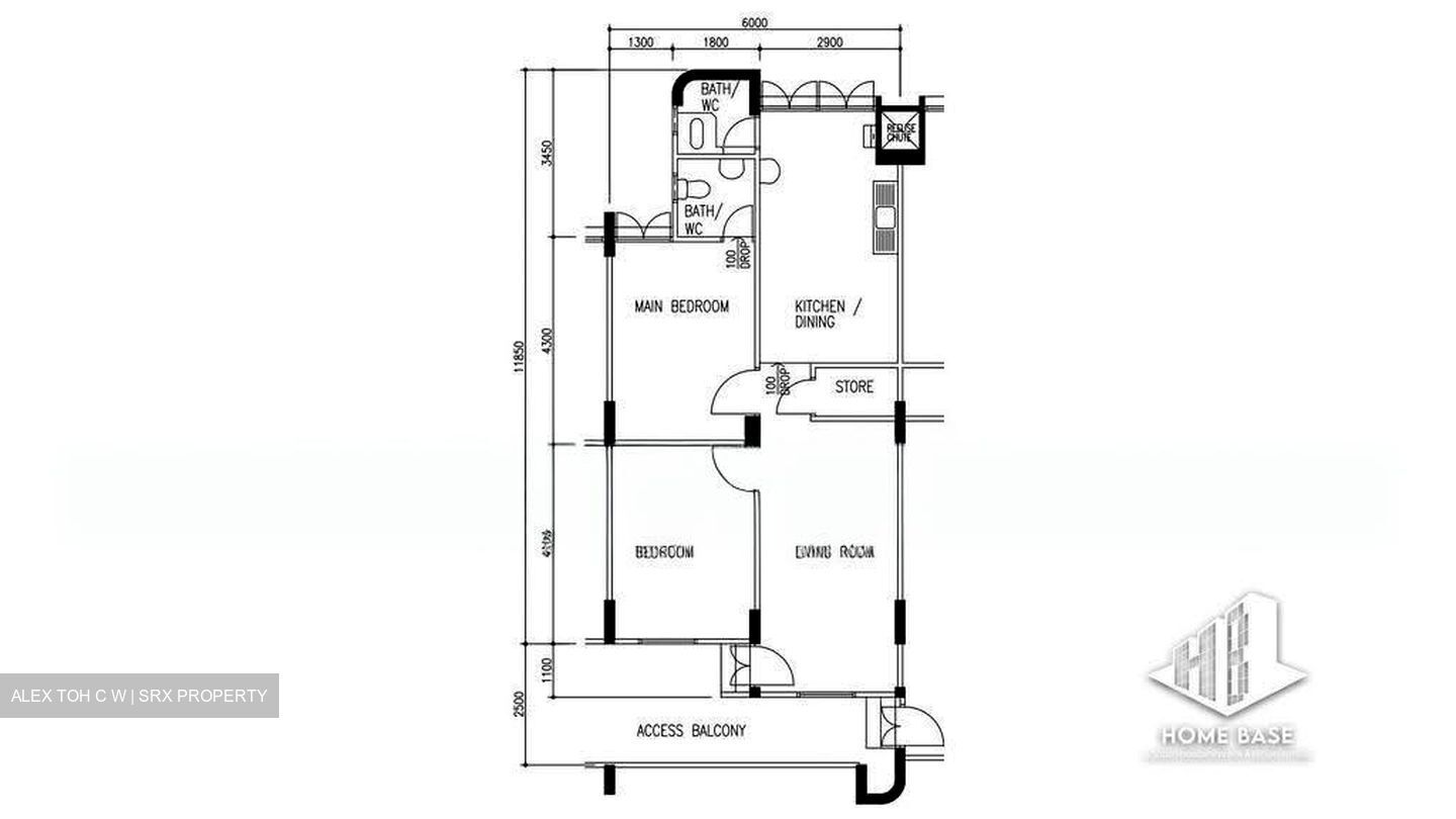 Blk 107 Yishun Ring Road (Yishun), HDB 3 Rooms #631535881